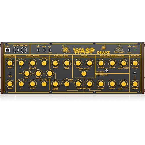 Behringer WASP DELUXE Sintetizzatore analogico leggendario con doppio OSC, VCF multimodale, Poly Chain a 16 voci e formato Eurorack