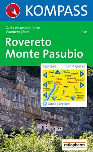 Carta escursionistica n. 101. Rovereto, Monte Pasubio 1:50.000: Wandelkaart 1:50 000
