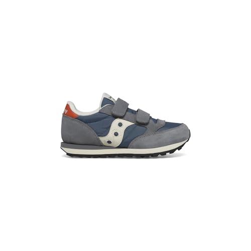 Saucony Originals Jazz Double HL, Scarpe da Ginnastica, Grey/Blue/Orange, 43 EU