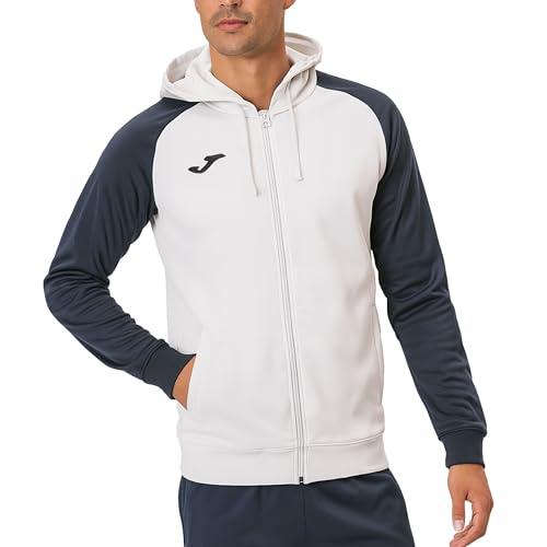 Joma 101967.203.S Giacca con Cappuccio Academy IV, Navy - Bianco