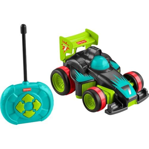 Fisher-Price - Il Mio Primo Radiocomando, macchinina radiocomandata a pile 2 velocità, funzionalità di guida semplice e 4 direzioni, giocattolo per bambini, 3+ anni, HYH28