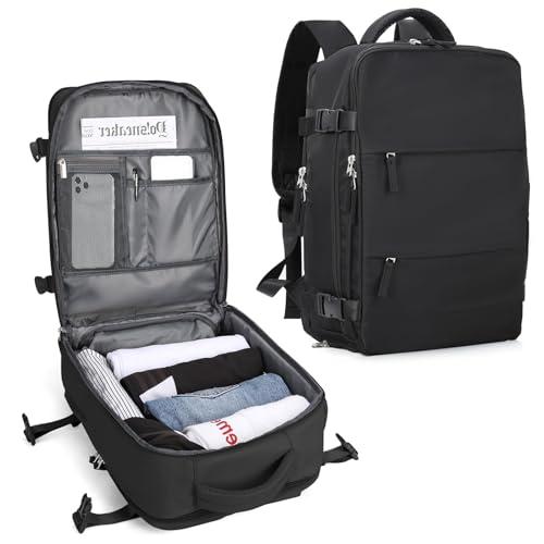 SZLX Zaino da Viaggio Grande da Donna da Escursionismo Sportivo da Esterno Impermeabile da Scuola Casual Laptop da 14 Pollici con Scomparto per Scarpe