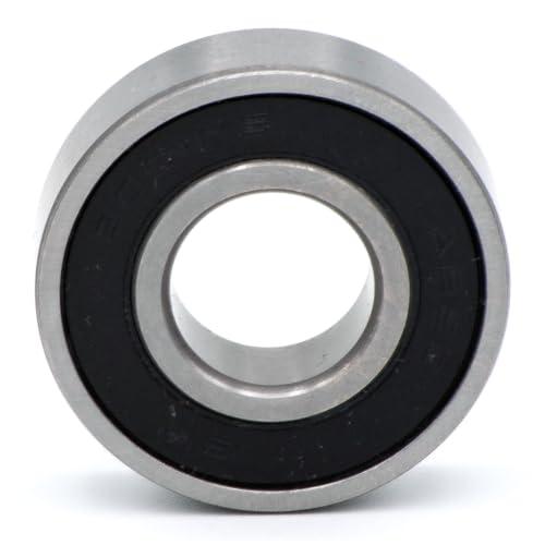 Parts and Parts Cuscinetto a sfere profondo 6001 2RS, 12 x 28 x 8 mm, DIN 625 ISO 15, cuscinetti radiali ad alta velocità, basso attrito, scorrevole, ideale per veicoli e macchinari industriali