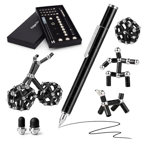 RoserRose Penna Magnetica, Fidget Pen, Pregalo Uomo Compleanno, Regalo Anniversario per Lui, Decompressione Multifunzionale per Scrittura, Regalo Creativo per Uomo, Donna & Adolescenti