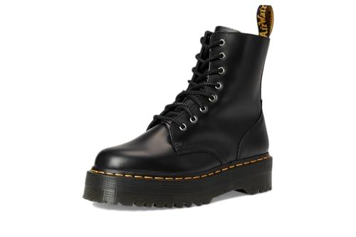 Dr. Martens JADON Scarpe Stringate Basse Brogue Unisex-Adulto, Nero (Black Polished), 39
