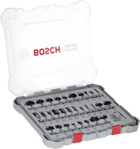 Bosch Set di Frese (per Legno, per Frese Verticali), 8 mm