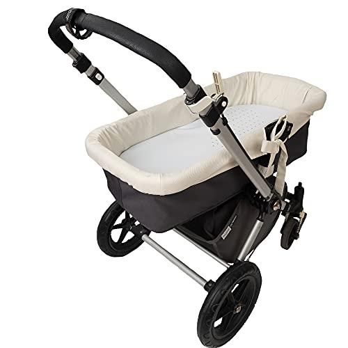 Babyline Fodera per navicella anallergica e morbida, traspirante, copricuco, copertura per navicella interna. 100% fabbricazione spagnola. (Sabbia Piqué)