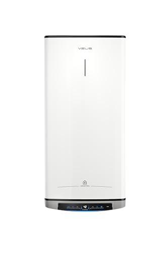 Ariston Velis Dune Wifi - Scaldabagno Elettrico 100 Litri Verticale e Orizzontale 275x506x776, Boiler Elettrico 2 Serbatoi, Funzione ECO-EVO e Check Temperatura Remoto, Classe B, Compatibile con Alexa