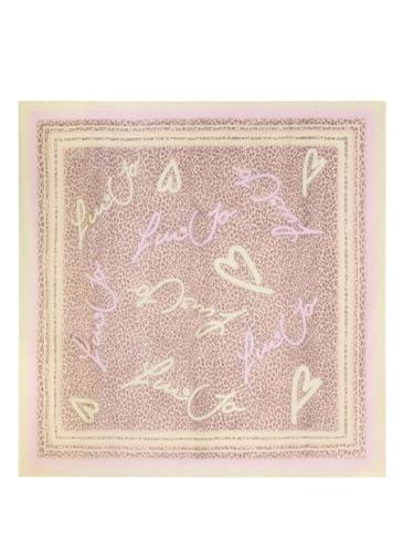 LIU JO Foulard con stampa animalier 120 x 120 cm Non definito 10618 PALE YELLOW