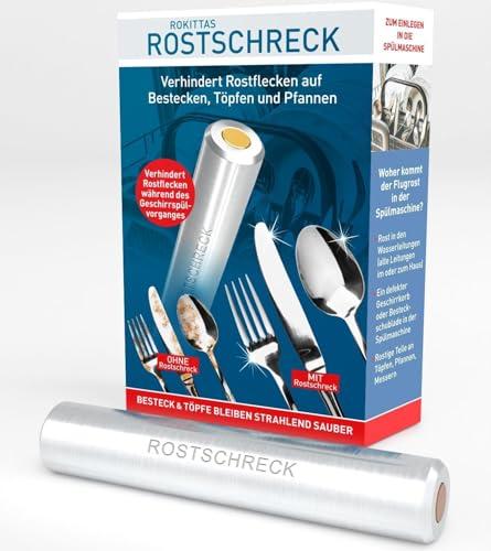 Rokitta’s Rostschreck – Magnetico Antiruggine per Lavastoviglie – Per Posate, Pentole e Stoviglie – Senza Chimici – Da utilizzare insieme a pastiglie lavastoviglie o detersivo liquido