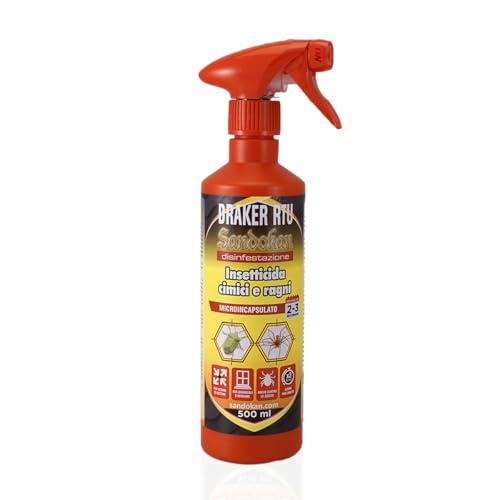Sandokan 500ml B Revanol 3 settimane Insetticida Anti Cimici, Ragni e Zecche Microincapsulato