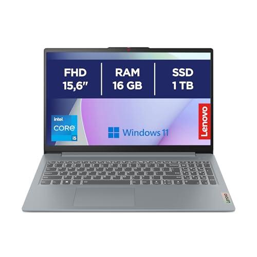 Lenovo IdeaPad Slim 3 Notebook - Display 15,6” FHD (1920x1080), Intel Core i5-12450H, RAM 16GB, 1TB SSD, Grafica Intel Integrata, WiFi 6, Tastiera italiana, Windows 11 Home - Arctic Grey