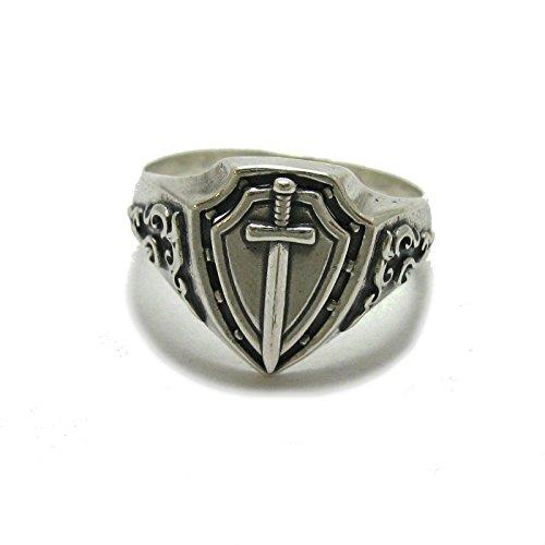 Anello da uomo in argento sterling massiccio 925 Spada R001787