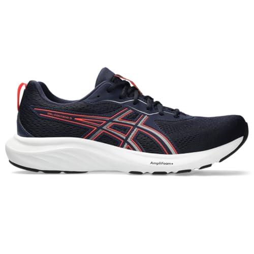 ASICS Gel-Contend 9, Sneaker Uomo, Midnight/Flash Red, 40.5 EU