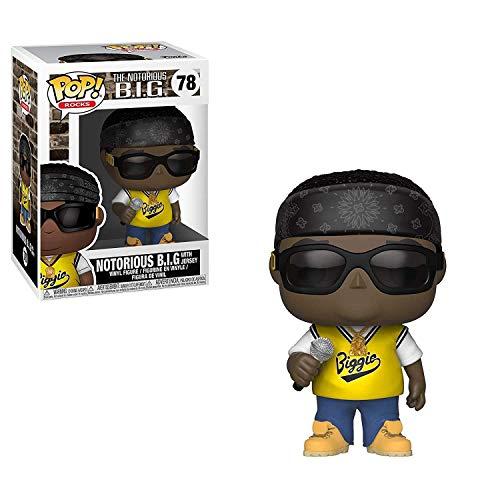 Funko Pop! Vinyl: Rocks: Notorious Big B.I.G. Jersey - Biggie - Figura in Vinile da Collezione - Idea Regalo - Merchandising Ufficiale - Giocattoli per Bambini e Adulti - Music Fans