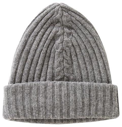 United Colors of Benetton Berretto in Maglia 1244DA011 Set di Accessori Invernali, Grigio, Taglia Unica Donna