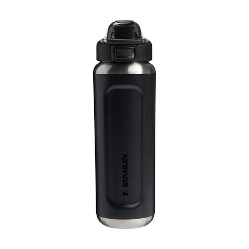 STANLEY 1913 Wellspring Bottle 0.7L - 12 Ore Di Freddo - 40 Ore Di Ghiacciata - Senza BPA - Acciaio Inossidabile Riciclato - A Prova Di Perdite - Lavabile In Lavastoviglie - Black 2.0