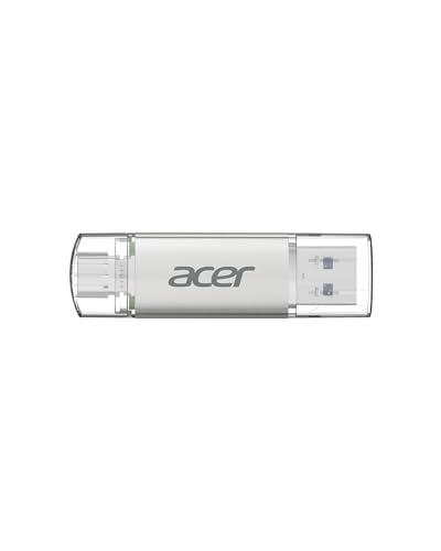 Acer Chiavetta USB UT300, 64 GB, USB 3.2 Gen1, fino a 150 MB/s, con doppia porta di tipo A e tipo C, per PC/laptop/MacBook/smartphone