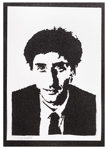 moreno-mata Autentici Graffiti Fatti a Mano Franco Ba... Handmade Poster Musica Quadro Moderno Soggiorno Decorazione Parete Regalo Uomo e Donna