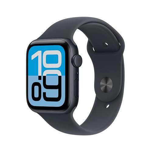 Apple Watch SE 3 GPS + Cellular, Cassa 44 mm in alluminio mezzanotte con Cinturino Sport mezzanotte - M/L
