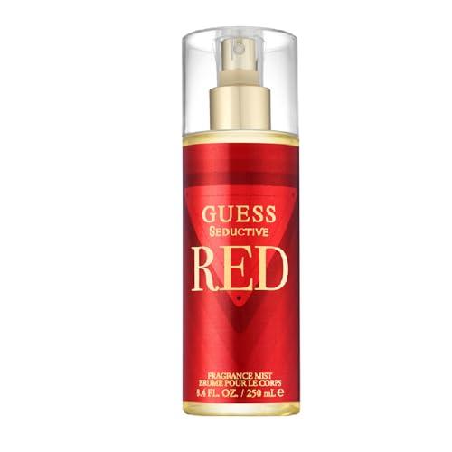 GUESS Seductive Red, Acqua Profumata per Donna, Fragranza Gourmand, Ciliegia, Vaniglia, Pepe Rosa, Scento Sensuale, 250 ml