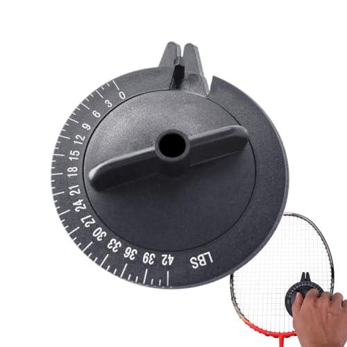 Tester a stringa racchetta, indicatore di tensione del tennis, misuratore di stringhe di squash, portatile e adatto ai viaggi, supporta più racchette 4.5-6 pollici per intermedi per principianti e a