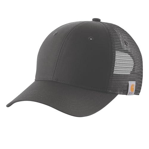 Carhartt Canvas Mesh Back cap Cappello, Nero, Taglia Unica Unisex-Adulto
