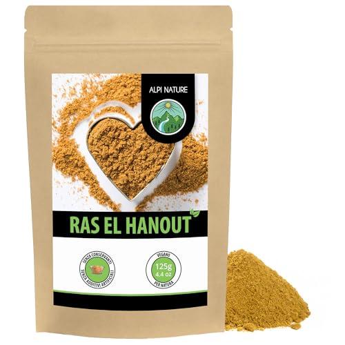 Alpi Nature Ras El Hanout 125g, Miscela di Spezie Ras El Hanout, Spezia Marocchina per la Cucina