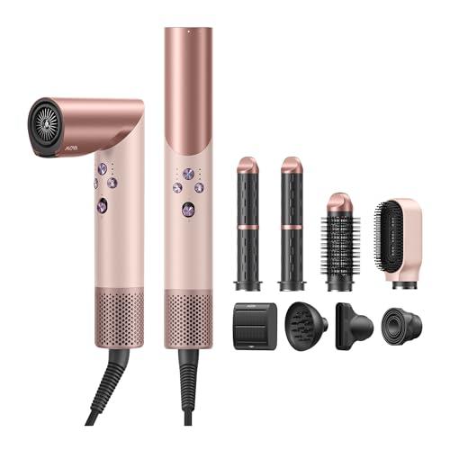 MOVA Master 10 Multifunzione 7 in 1, Asciugatura Rapida, Arriccia e Liscia, Dona Volume e Lucentezza, Cura Intelligente del Capello, Accessori Magnetici, Set con Cofanetto Elegante