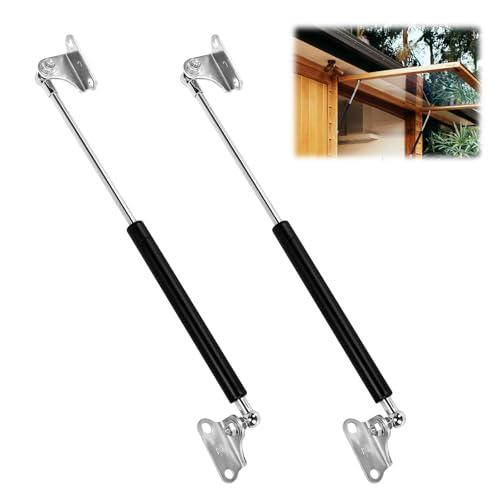 2 molle di pressione a gas, 50cm, 450 N, ammortizzatore a gas universale, tipo L, molla a gas idraulica, molla a gas, per rimorchi, porte di scarico, gabinetto (20in, 450 N)