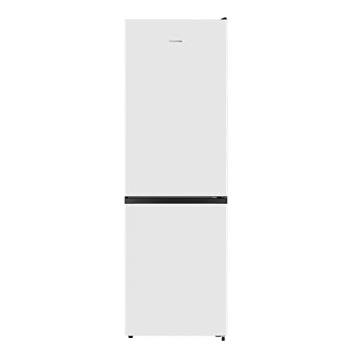 Hisense RB390N4AWE Frigorifero Combinato a libera installazione,Total No frost con ventilazione multiflow, Colore Bianco, Altezza 186 cm, capacità netta 302 L