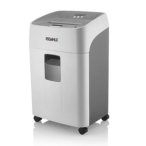Dahle ShredMATIC 300 P5 distruggidocumenti (autofeed 300 fogli, durata 480 minuti, lunga durata, taglio a particelle 2 x 15 mm), grigio