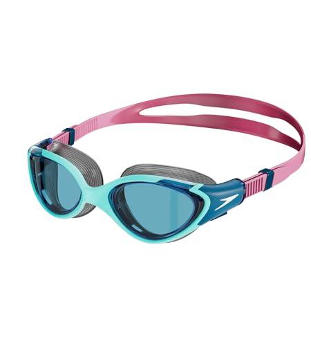Speedo Biofuse 2 Mirror Occhialini da nuoto per Donna, Blu/Viola, One Size
