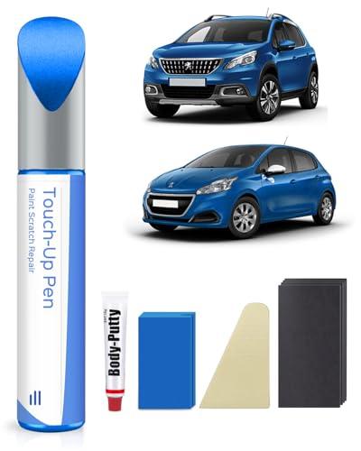 ESM Blue Vertigo Kit per ritocchi per Peugeot Accordanza esatta – Rimozione di graffi e scheggiature