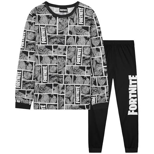 Get Trend Fortnite Pigiama Bambino Set, Lungo Pigiami Bambini Adolescenti, Gioco Abbigliamento da Casa, Regalo Ragazzo (11-12 Anni, Grigio Fortnite)