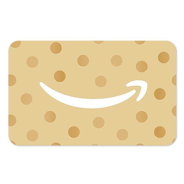 Amazon eGift Card - Gleaming Gold Dots (Animated)