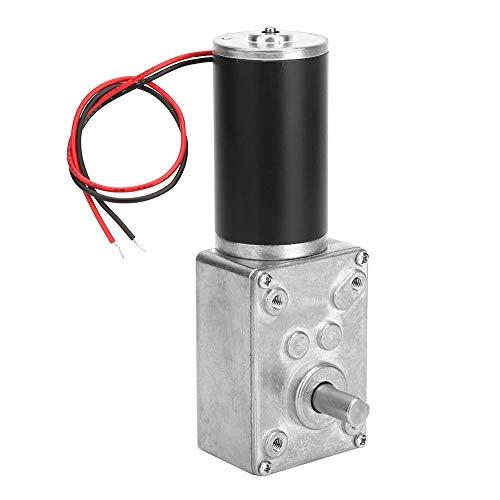 La Velocità Reversibile del Motoriduttore a Vite Senza Fine DC 24V Turbo Riduce L'albero 8 Mm del Motore del Cambio Elettrico(40RPM), Motore Con Cambio
