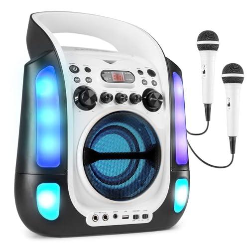 Fenton SBS30W karaoke systeem met CD-speler en microfoonset (130.170)