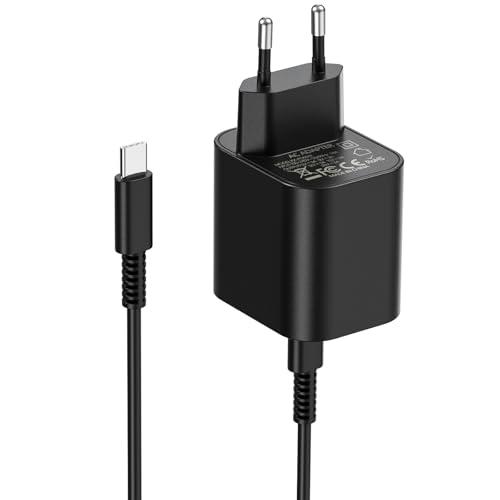 Caricatore USB C da 60 W per Nintendo Switch 2, con cavo di Ricarica USB-C da 1,5 m, Caricatore Rapido, Alimentatore. Compatibile con Nintendo Switch 2 & 1/OLED/Lite/PS5/Steam Deck.