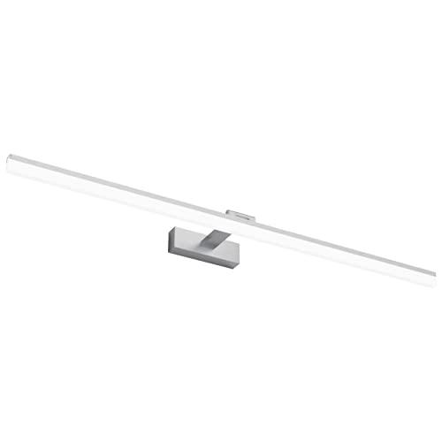 Klighten Lampada da Specchio 100CM, Lampada da Bagno 1560LM 28W IP44, Luce per Trucco Bianco Freddo 6000K, Applique da Specchio per Specchietti, Bagno, Camera da Letto (Senza Interruttore)