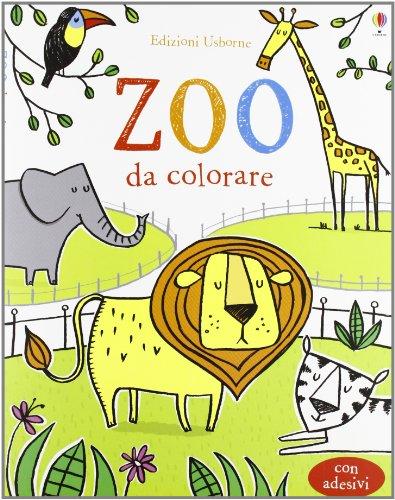 Zoo da colorare. Con adesivi. Ediz. illustrata