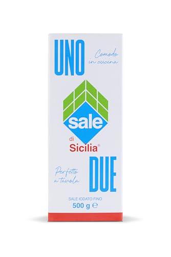 Sale di Sicilia UNODUE Iodato Fino 500 g - Astuccio Spargitore