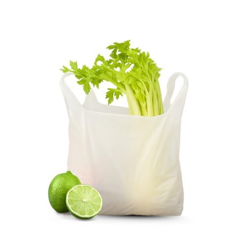 VIRSUS Palucart 500 Buste Shopper biodegradabili compostabili 27+7+7x50. Buste Spesa biodegradabili, Sacchetti per Raccolta Umido (27+7+7x50)