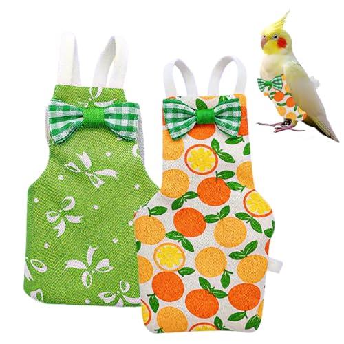 Confezione da 2 pannolini per uccelli, Morbido pannolino per pappagallo, morbidi e regolabili, adatti per pappagallini, parrocchetti, calopsitte, mini ara, canarini, vestiti