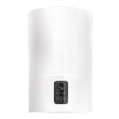 Ariston Lydos Dune Plus - Scaldabagno Elettrico 100 Litri Verticale ‎45x47x89 cm, Boiler Elettrico Funzione ECO EVO, Water Plus, Indicatore Docce Disponibili per Maggior Risparmio, Classe Energetica B