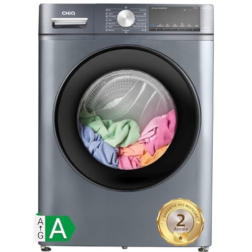 CHiQ CFL80-14586IM3XWA, Lavatrice a carica frontale da 8kg, Space Pro - ottimizzazione dello spazio, Profondità del piano di lavoro, Cestello ampio, Motore a inverter stabile, 1400giri/min