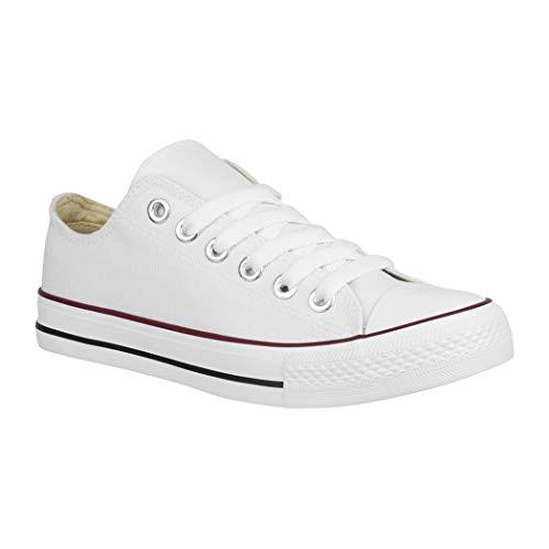 Elara Unisex Scarpe da Ginnastica 89A35B Bianco 44