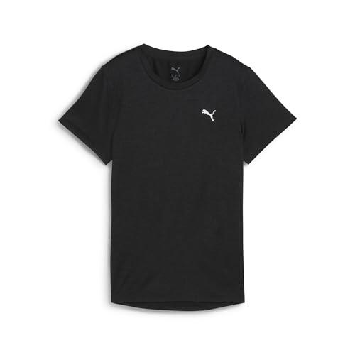 PUMA W TAD Essential Heather Tee, Magliette Unisex - Adulto, PUMA Black Heather, M