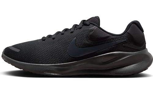 Nike Revolution 7, Sneaker Uomo, Nero off Nero, 43 EU