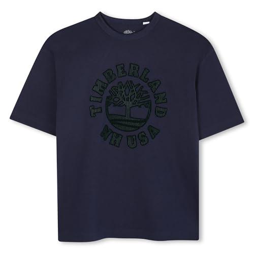 Timberland T60532 Maglietta da ragazzo, Bleu indigo, 5 anni